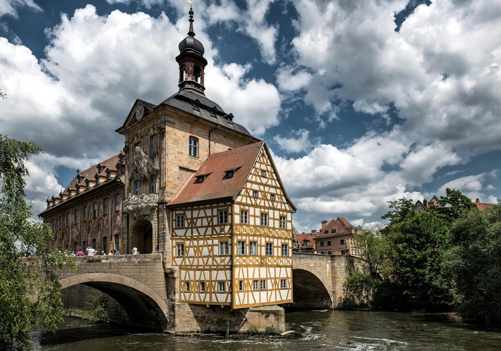 El casco antiguo de Bamberg sobre el río