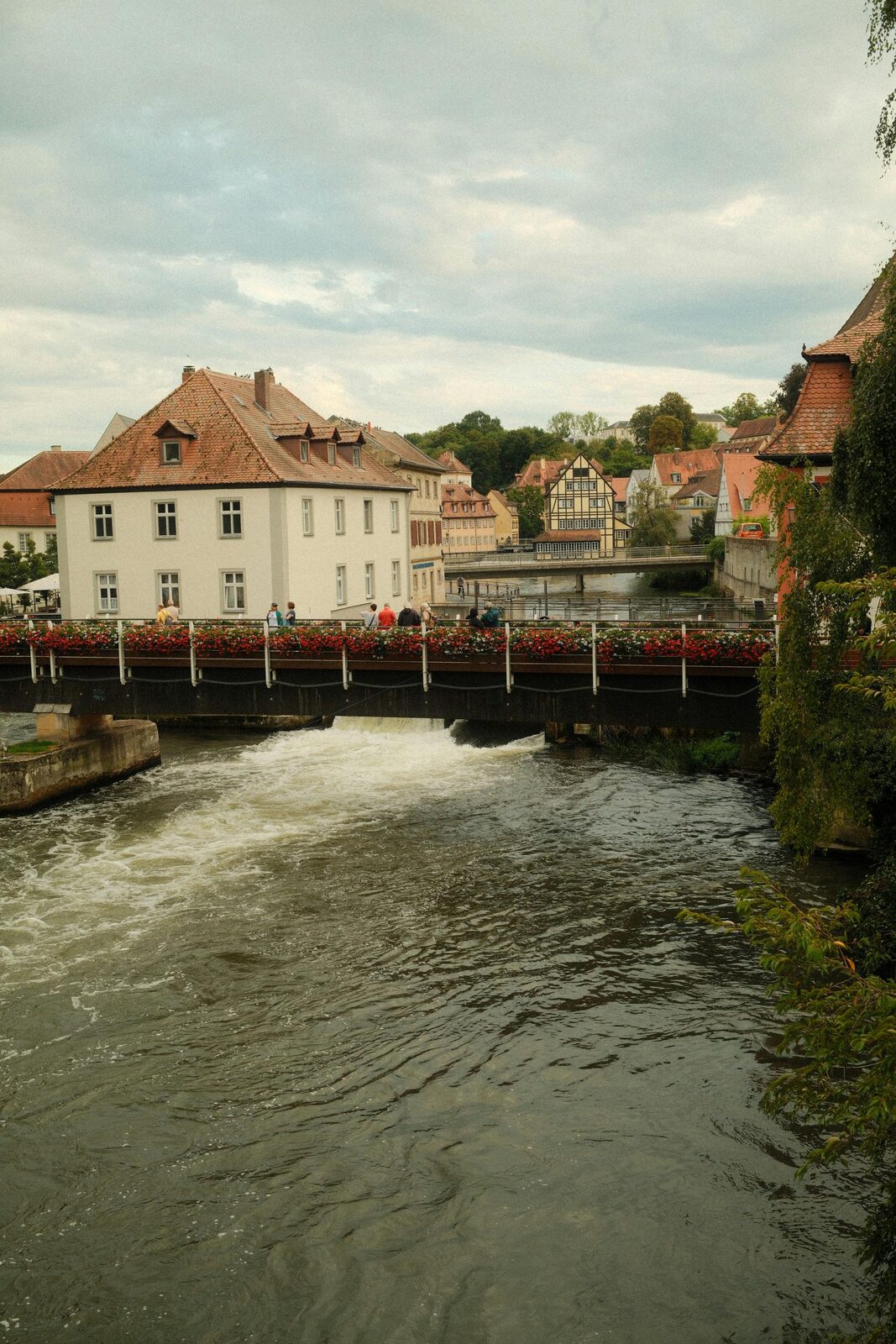 Pueblo histórico junto al río en el valle del Rin · Alemania