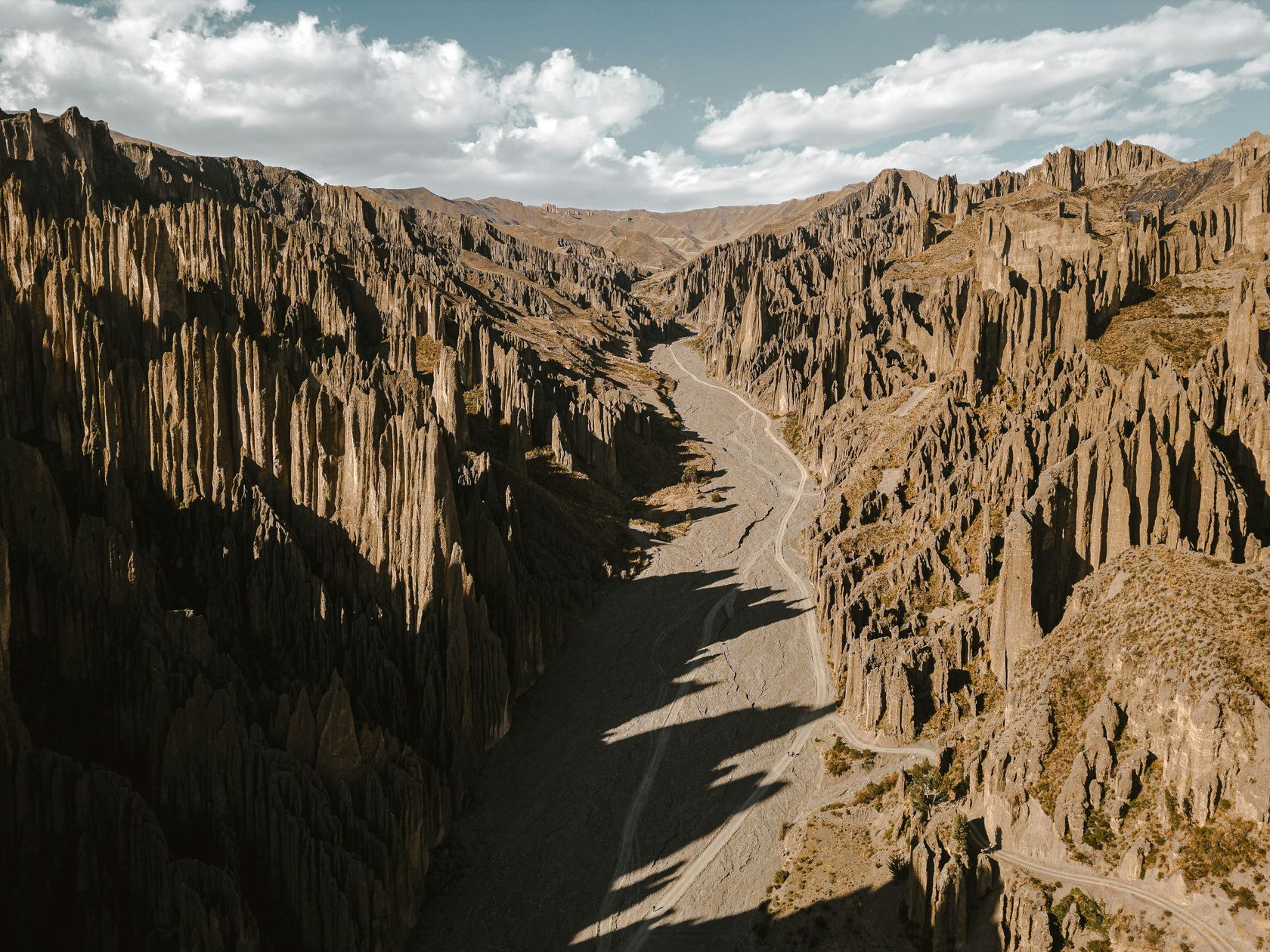 Moon Valley · clay formations near La Paz