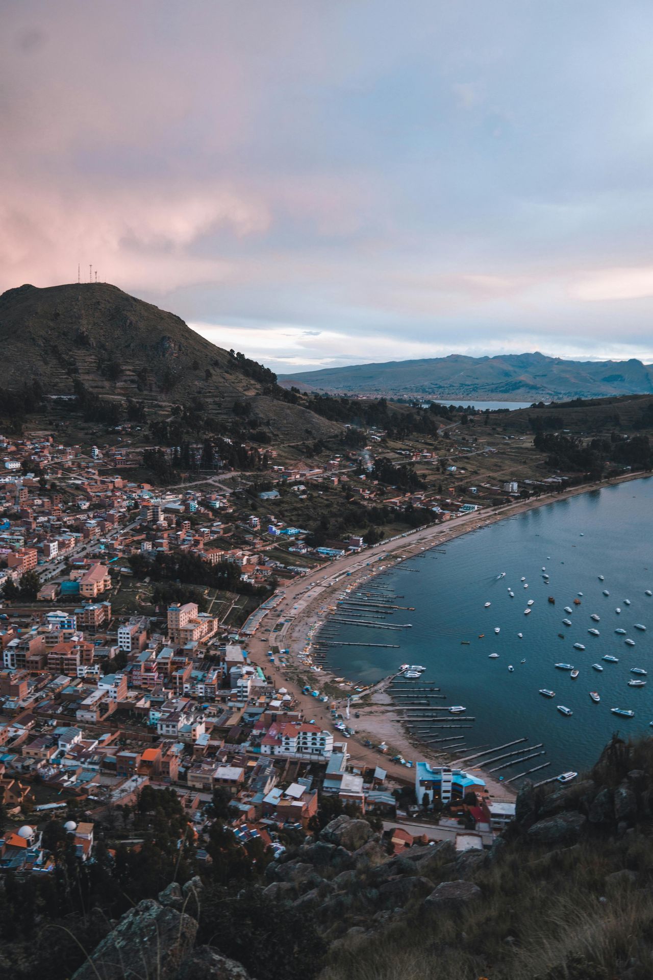 Copacabana on the shore of Lake Titicaca
