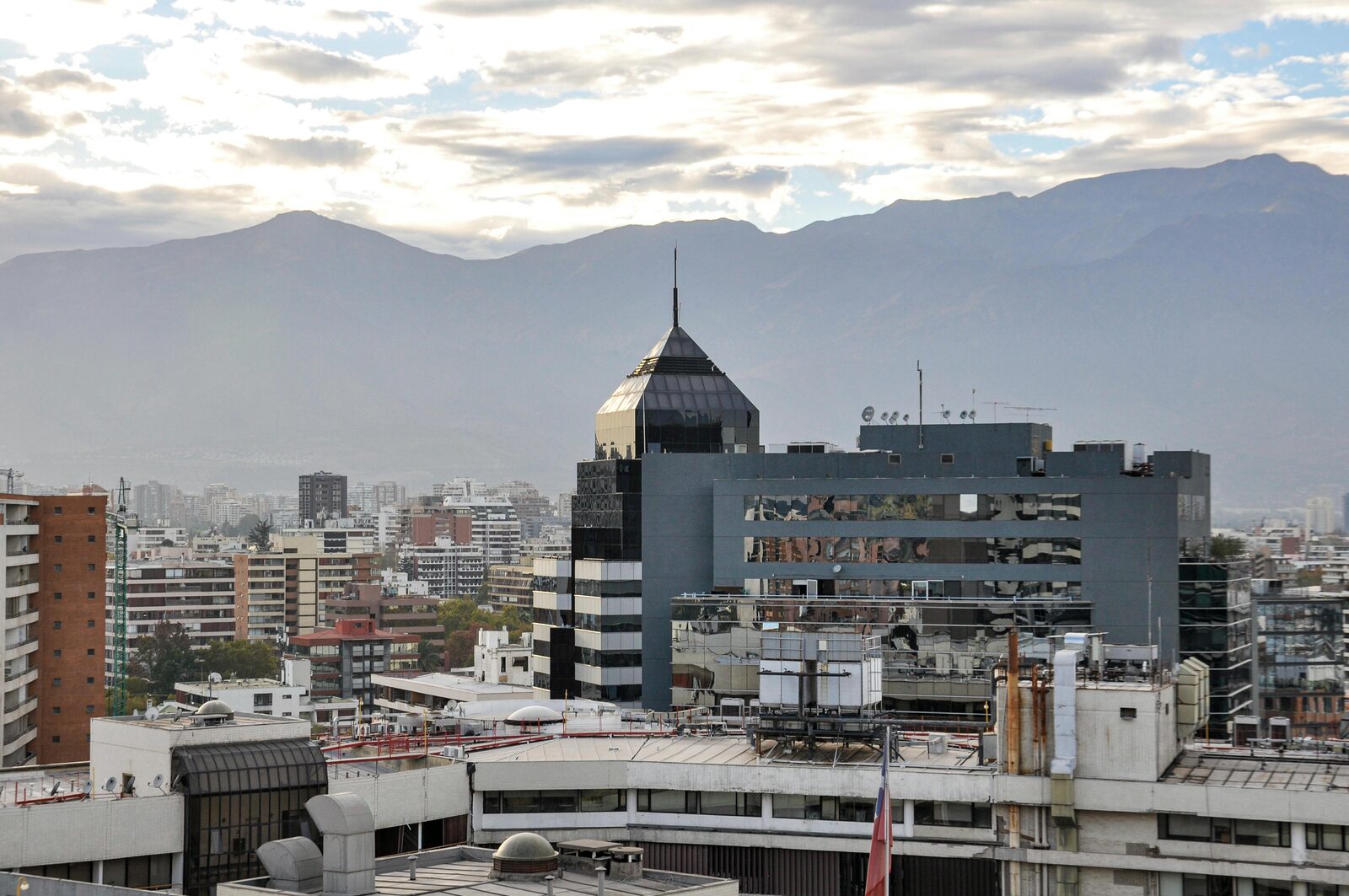 Heritage building with dome in Santiago