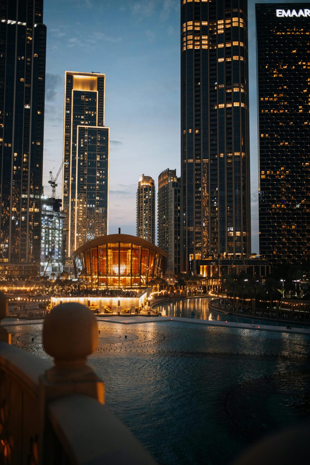 Dubai Marina at night