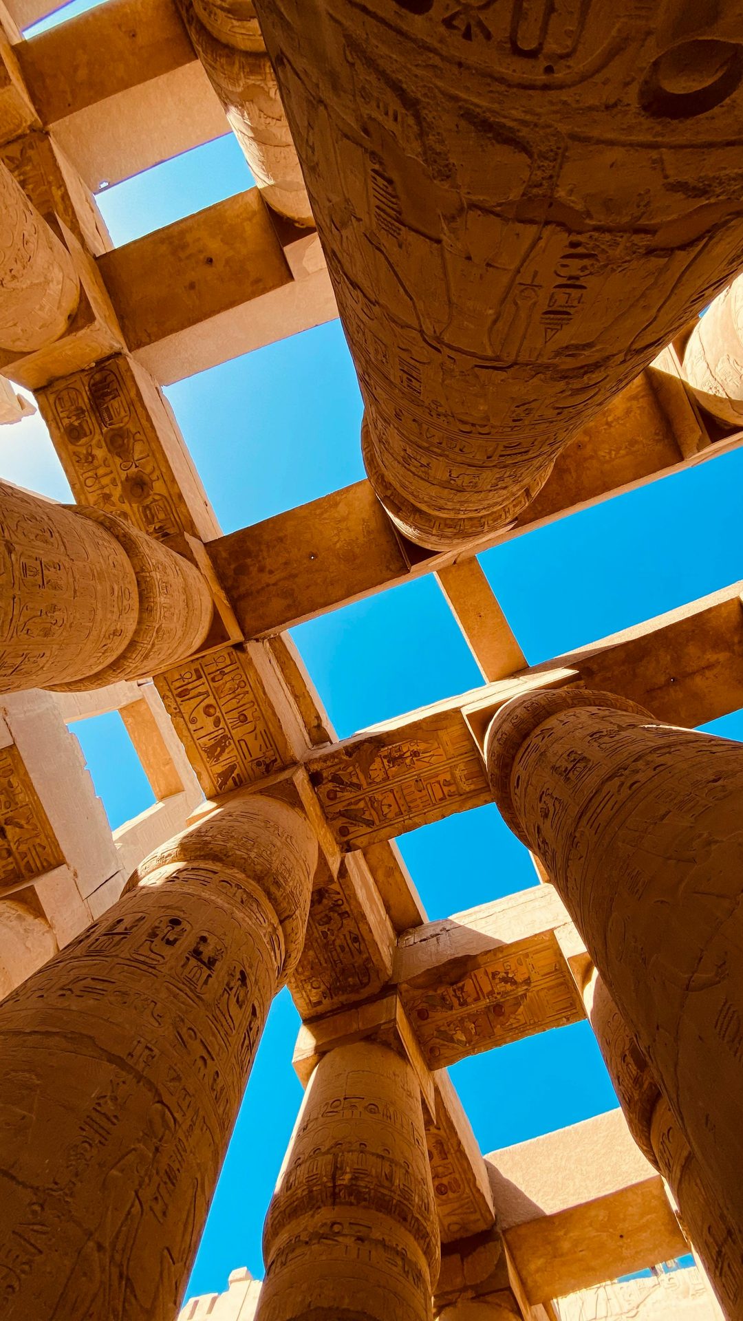 Hypostyle columns of Karnak