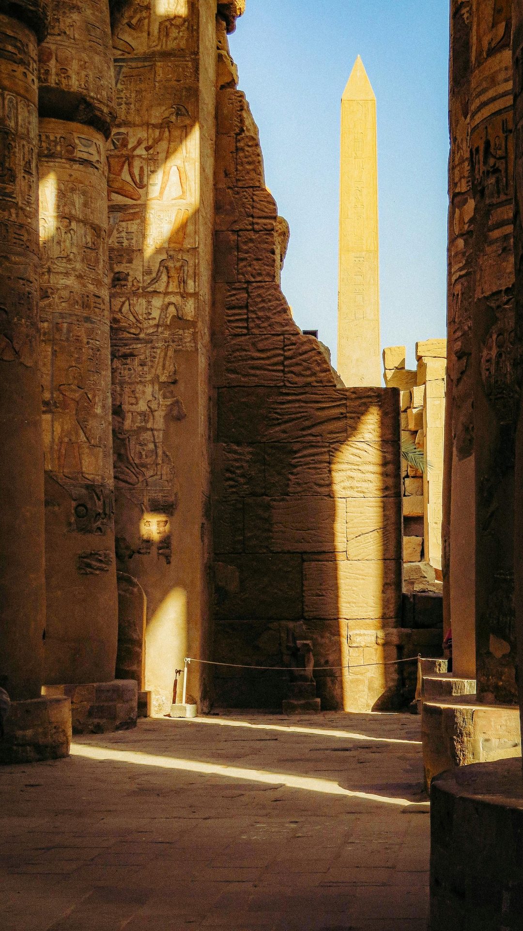 Golden obelisk of Karnak