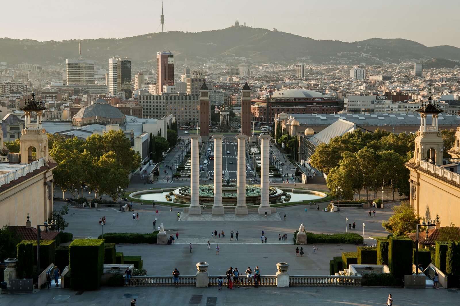 Montjuïc fountains in Barcelona