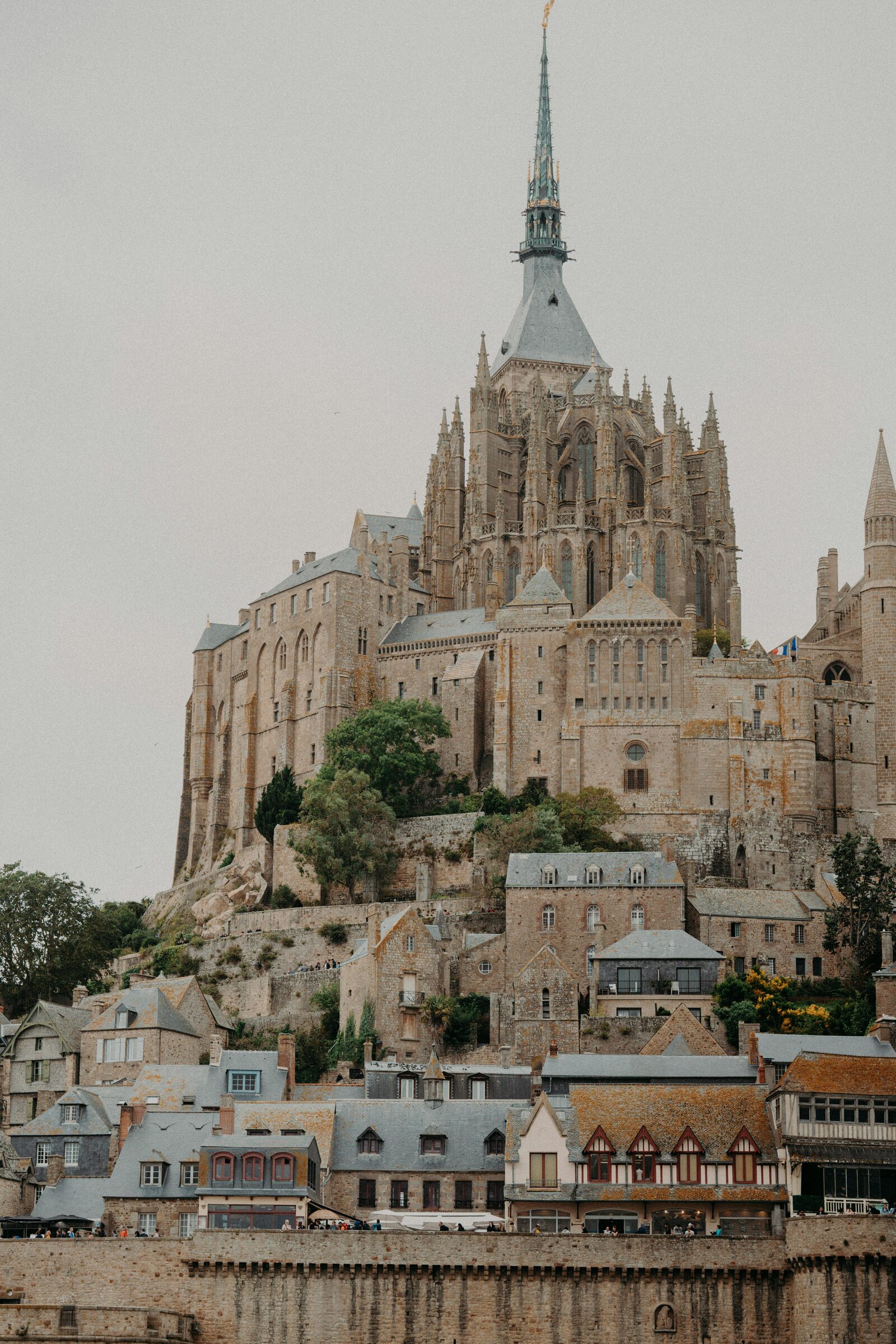 Mont-Saint-Michel rising from the tide