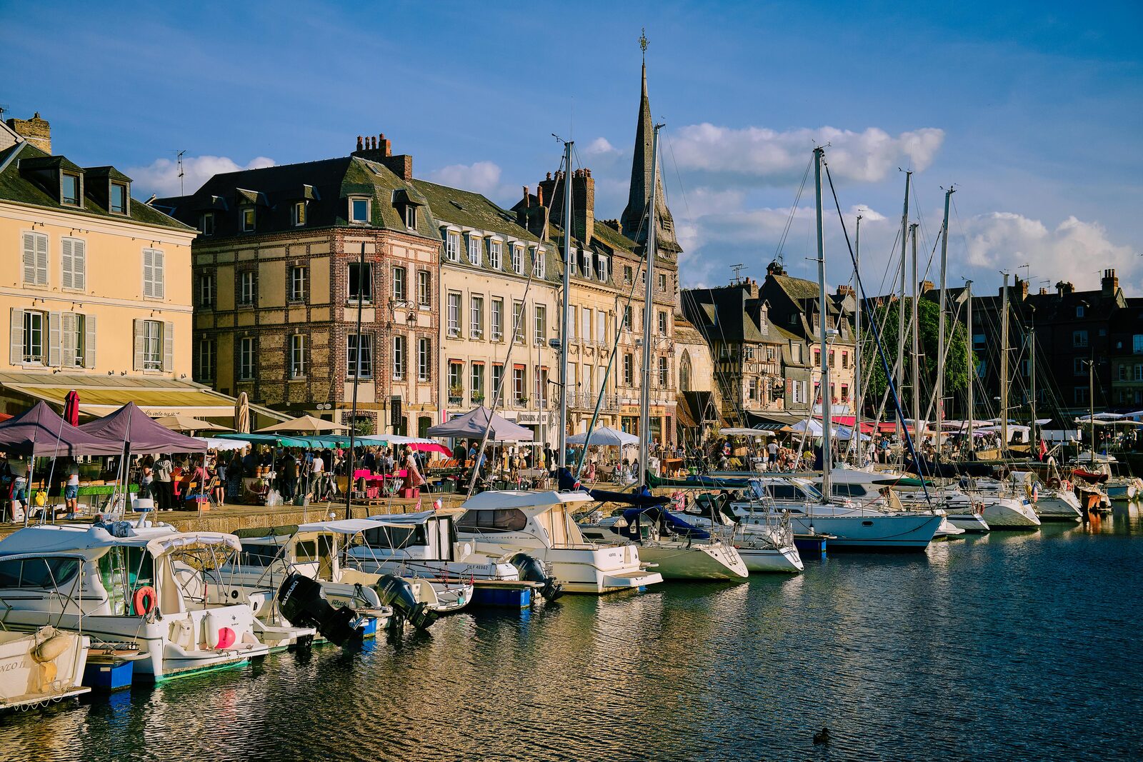 The port of Honfleur in Normandy