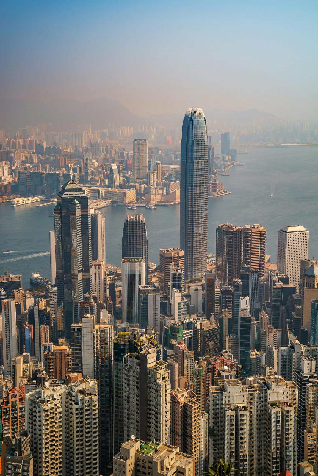 Hong Kong skyline seen from Victoria Peak
