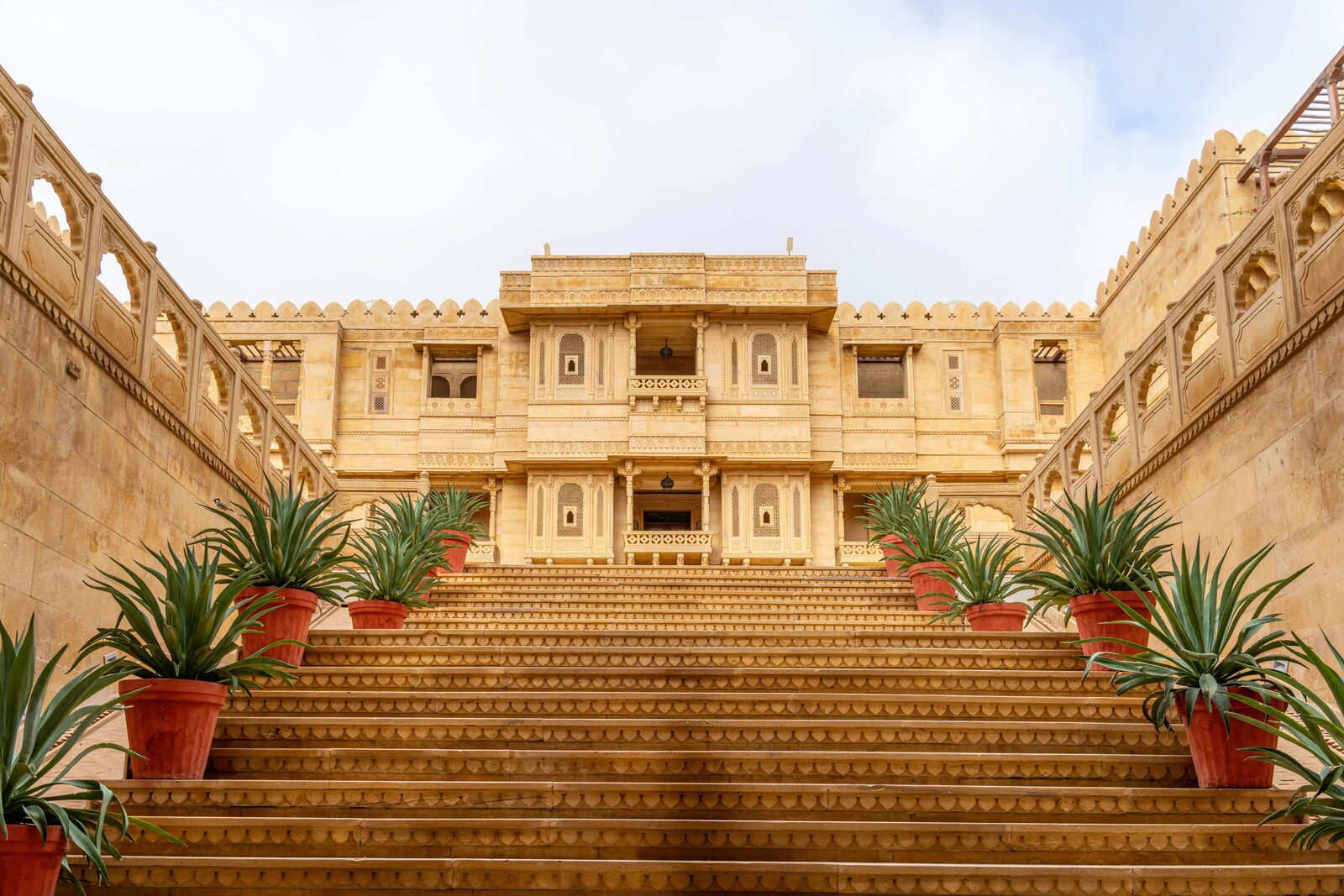 Jaisalmer golden sandstone citadel in the Thar Desert