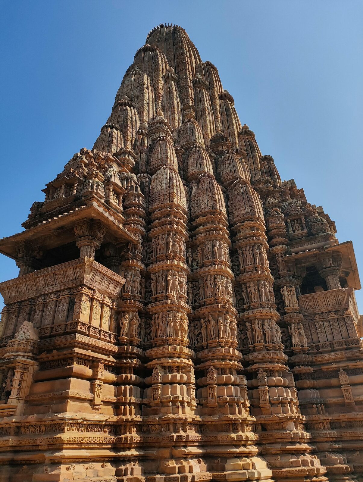The medieval temple complex at Khajuraho