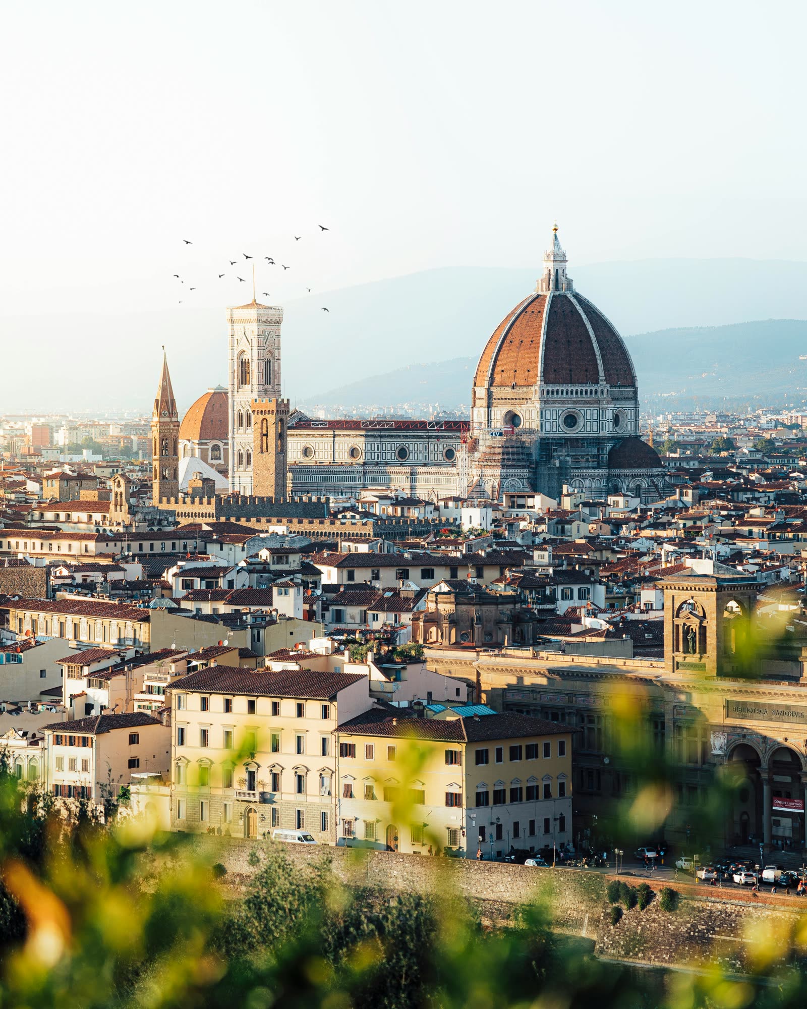 The dome of Florence's Duomo seen from Piazzale Michelangelo