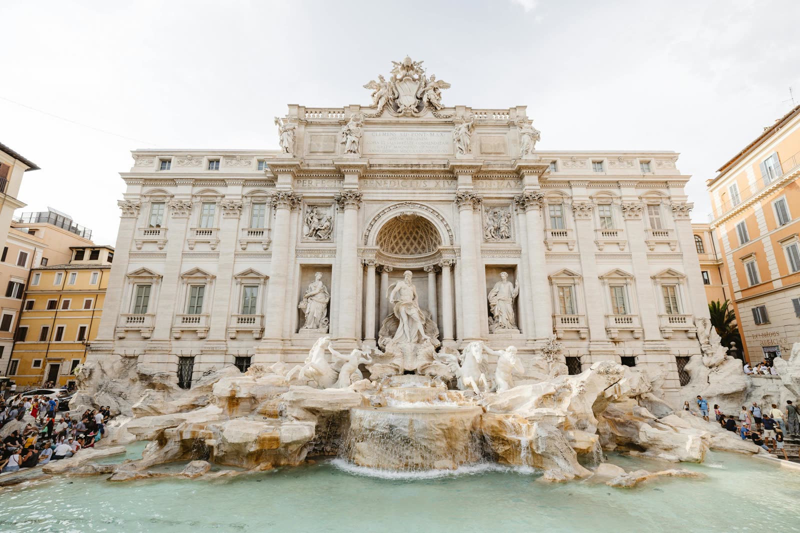The Trevi Fountain in Rome