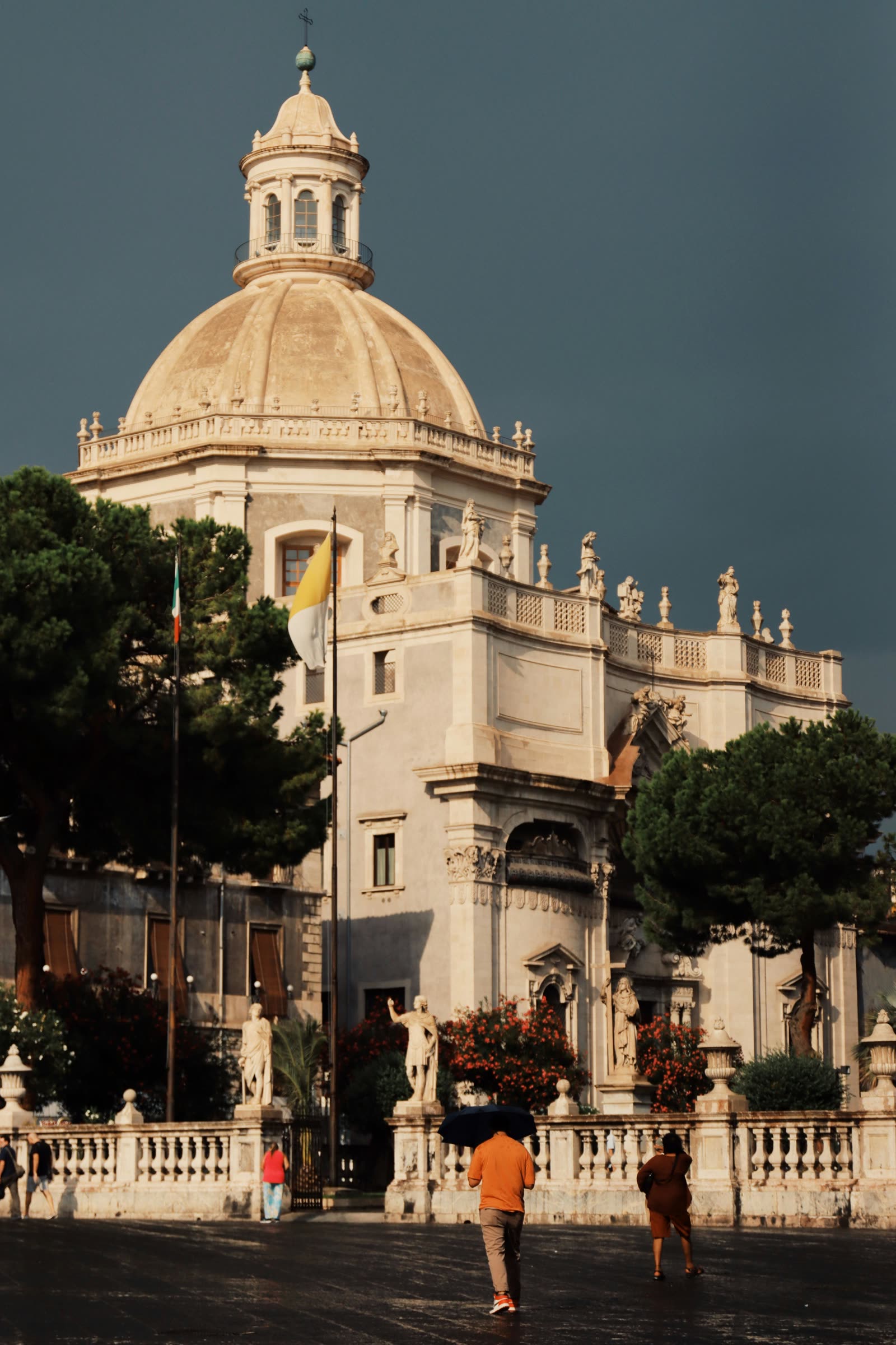 The Baroque cathedral of Catania in Sicily