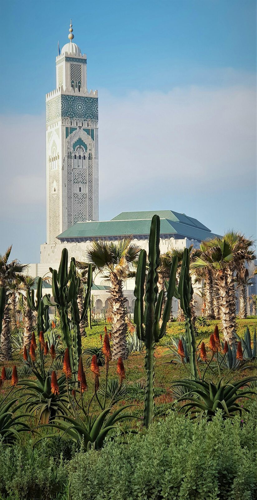 Minaret among gardens