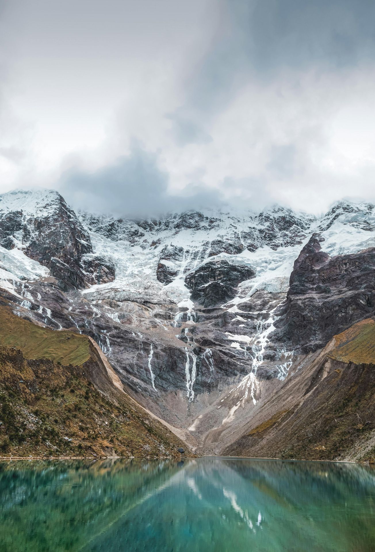 Snow-capped range of the Peruvian Andes