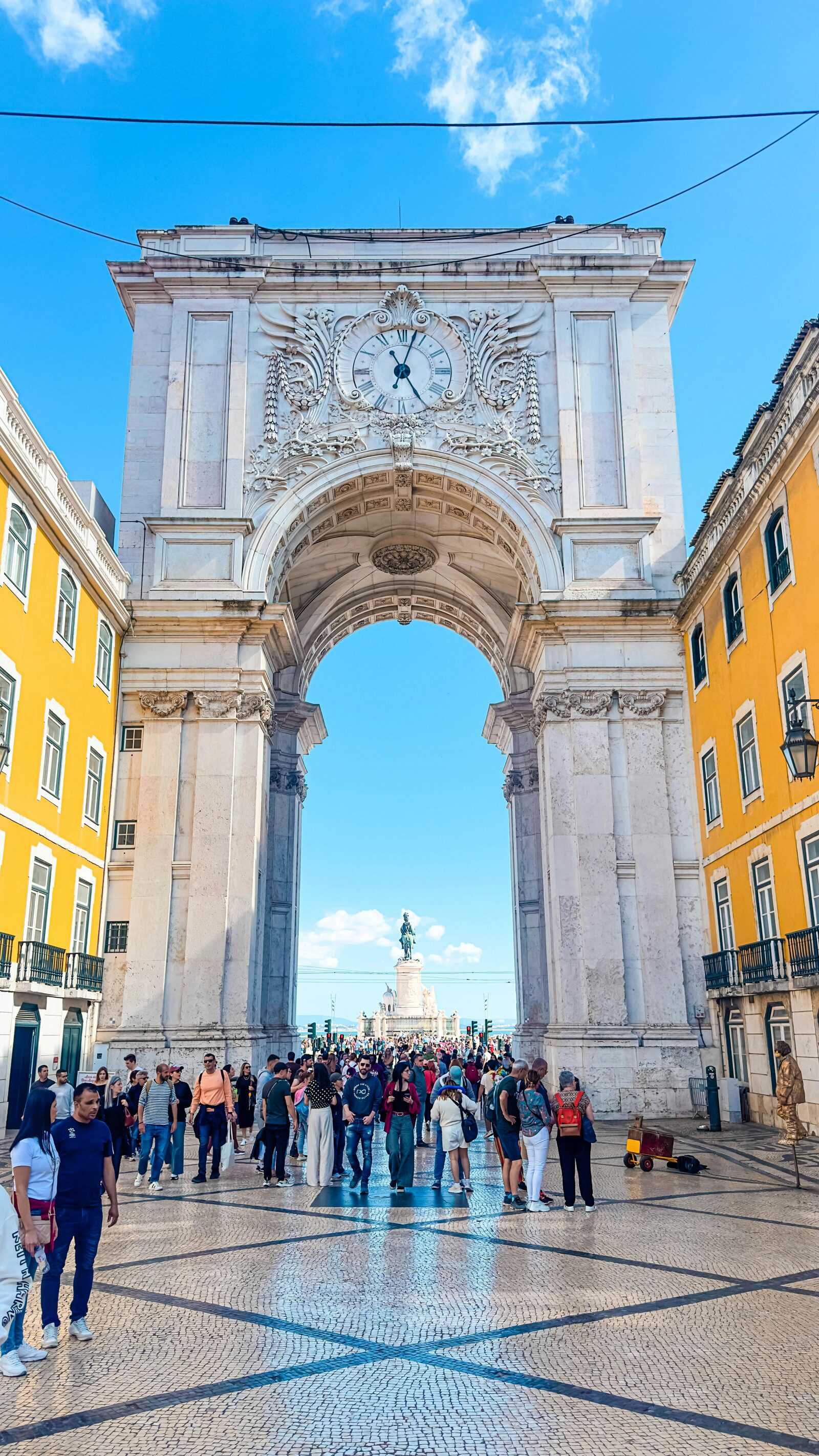 The Arco da Rua Augusta at the Praça do Comércio in Lisbon