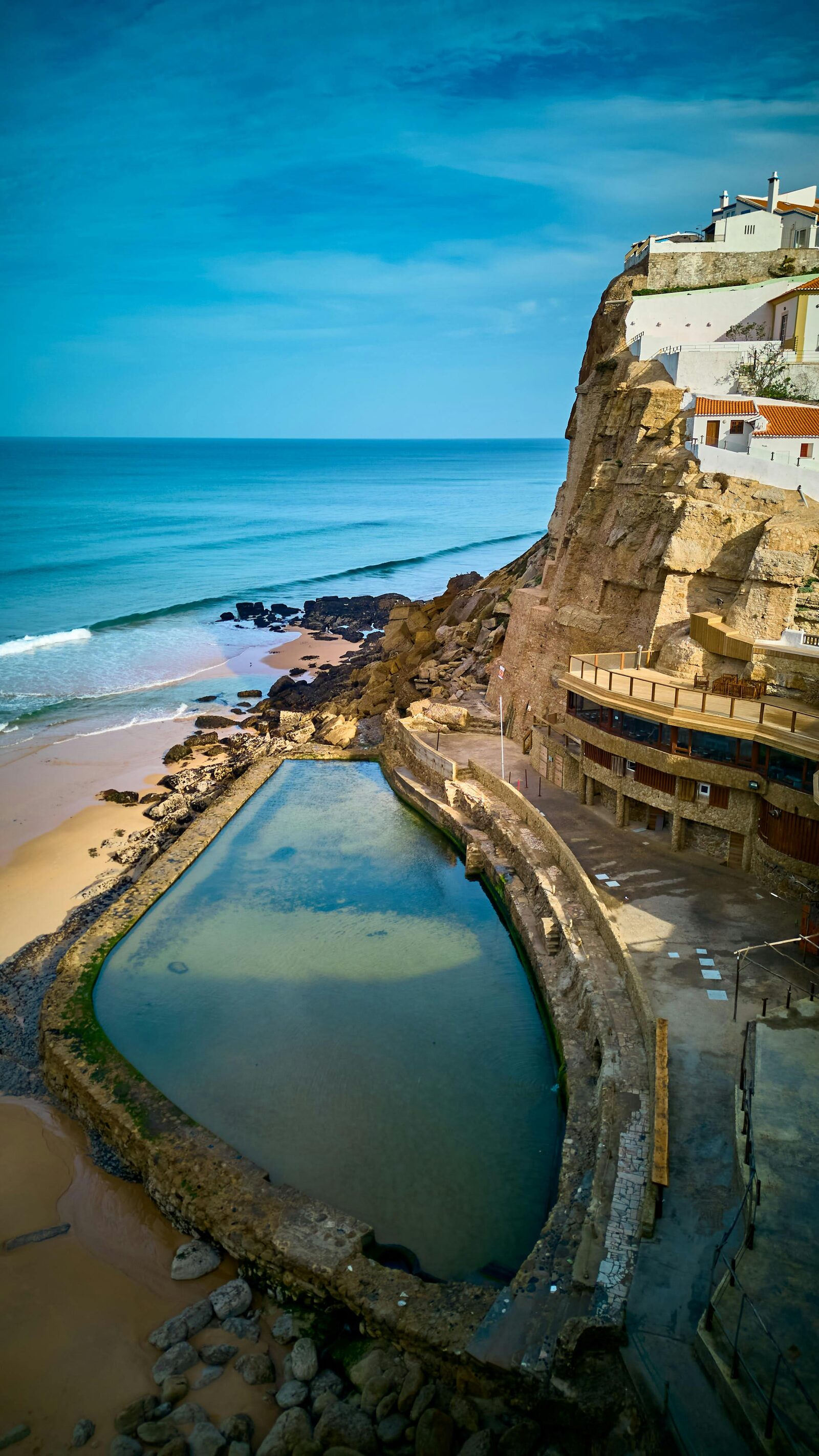 Azenhas do Mar and its natural pool on the Sintra coast
