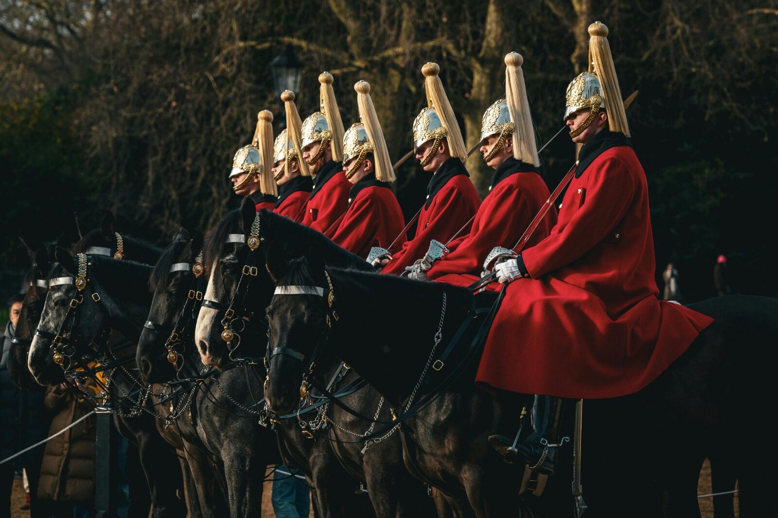 Fila de Horse Guards en Londres