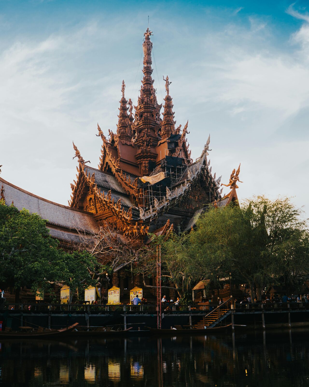 Wooden temple of northern Thailand