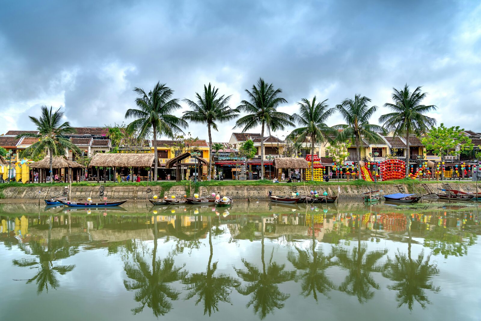 Ribera del río Thu Bồn en Hoi An