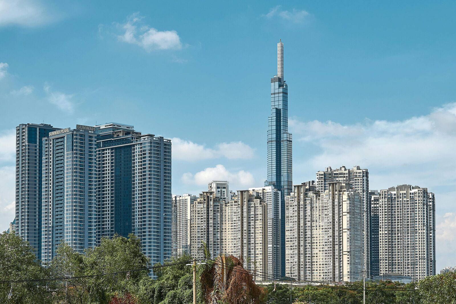 Skyline de Ho Chi Minh con la torre Landmark 81